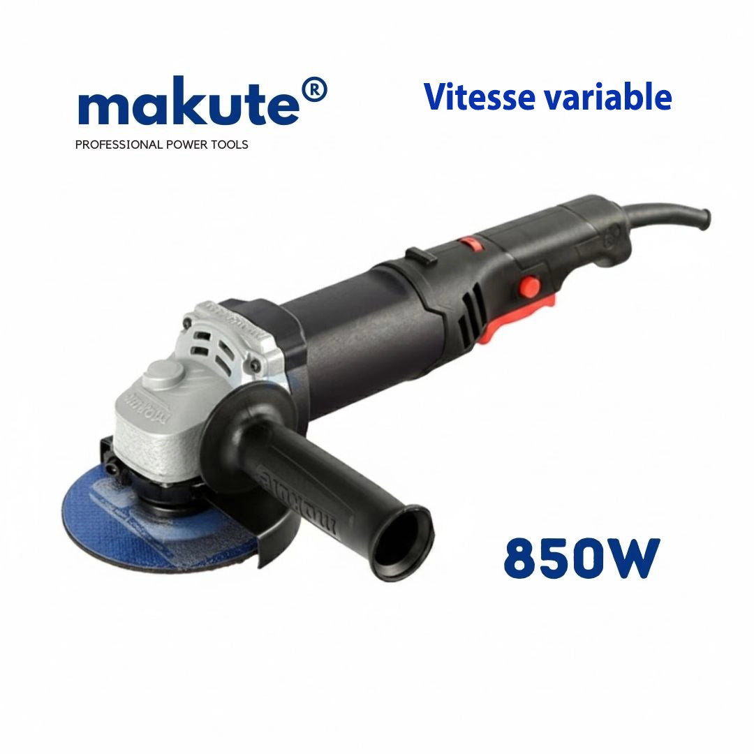 Meuleuse d’angle Électrique vitesse variable 850w, 115mm angle grinder لامون آلة قطع