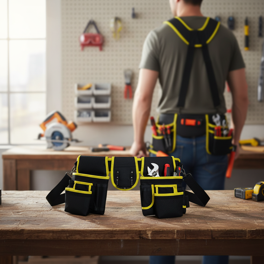 Tool Belt Bag Professional Pocket Carpenters حزام أدوات مع صدرية Tool Belt Vest