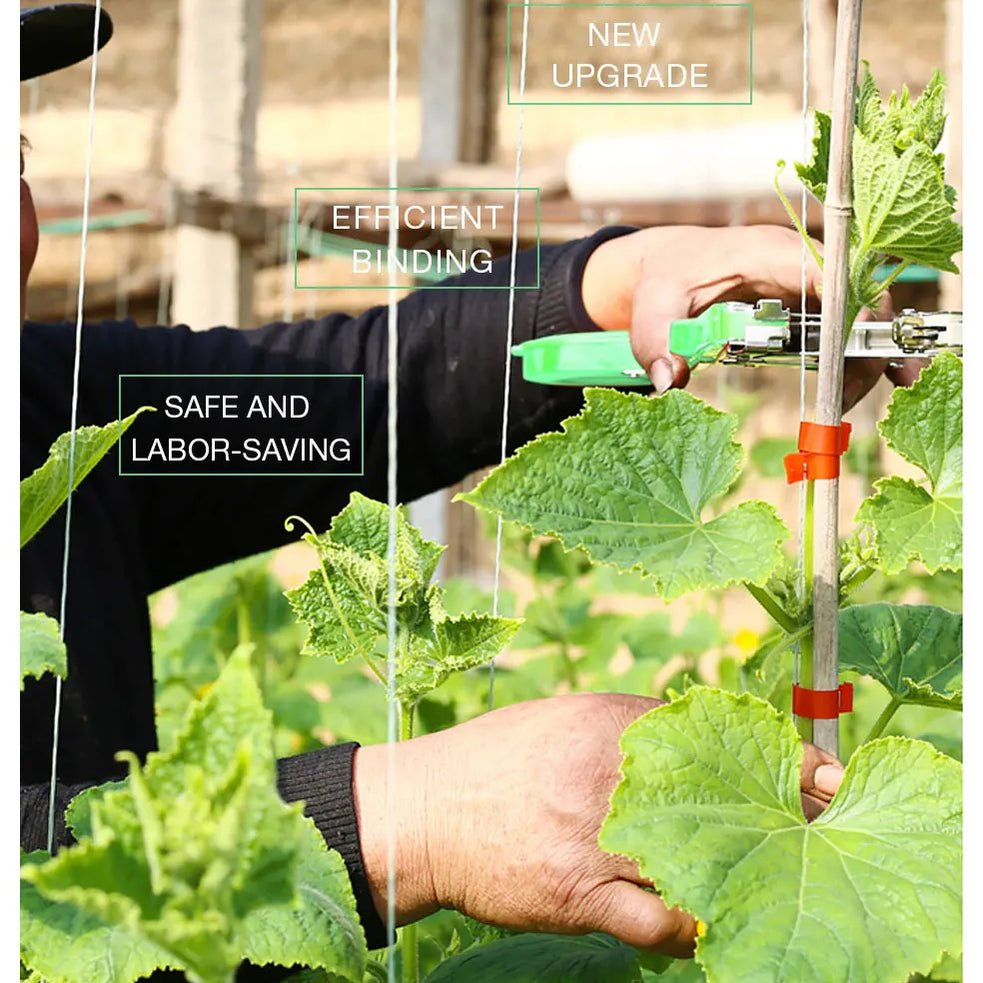 Taying Machine Tools آلة ربط النباتات والأشجار سهلة لدعم وربط النباتات بالعصي