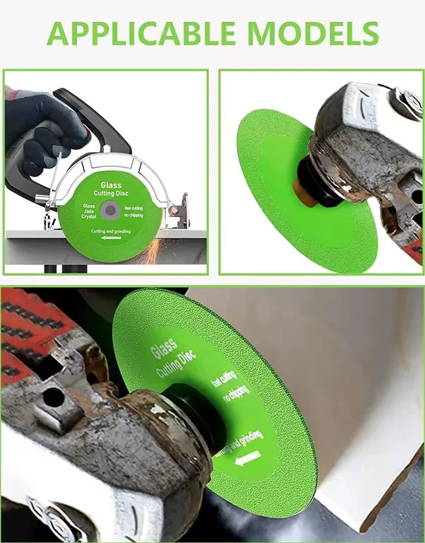قرص تقطيع الزجاج Disque de coupe Verre Glass Cutting Disk saw balade