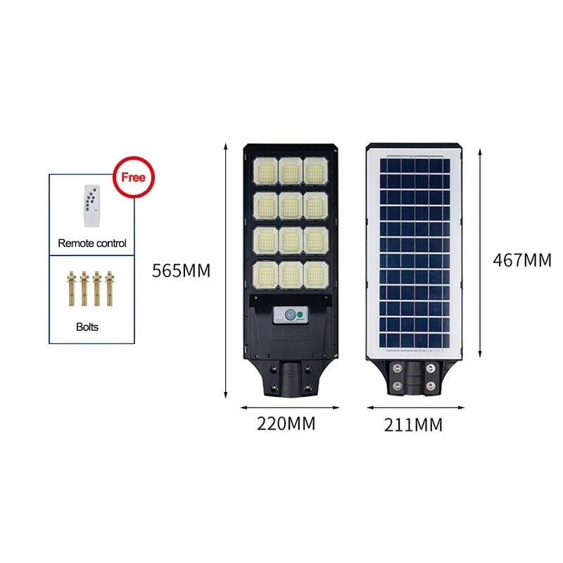 بروجيكتور الطاقة الشمسية LED Projector  Solar Street Light with Remote Control 300w