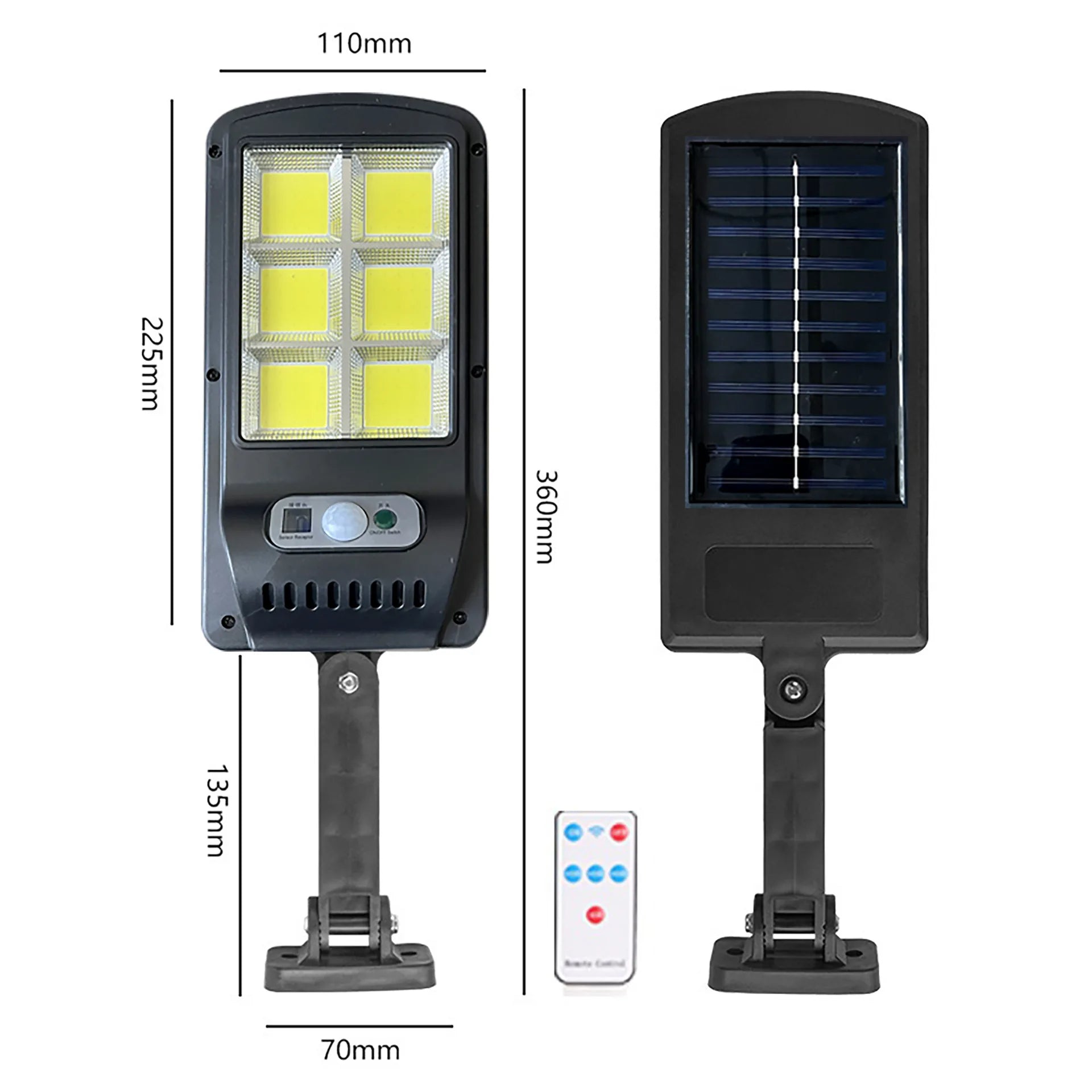 مصباح الطاقة الشمسية solar light lamp 120w Projecteurs solaires